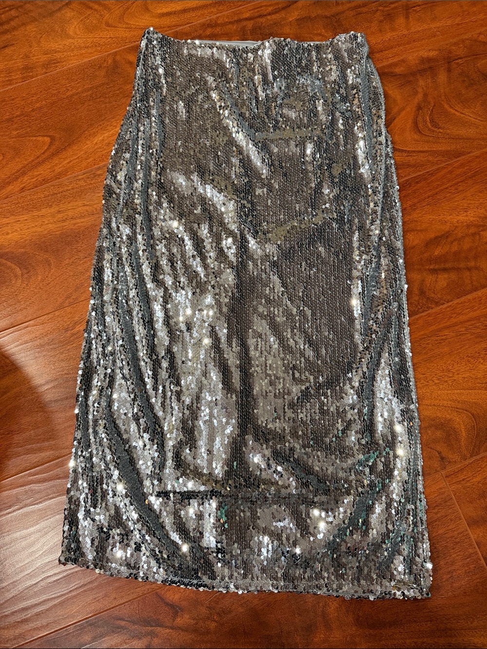 Ricki's Silver Sequin Pencil Skirt